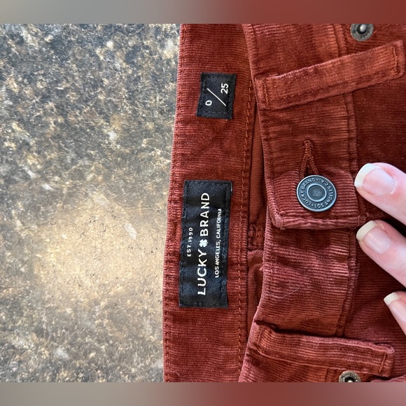 Lucky Brand Ava Skinny Corduroy Pants - Picture 3 of 4